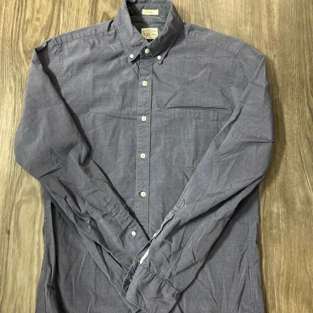 J. Crew Men’s 100% Cotton Shirting Slim Fit‎ Small Button Down Shirt